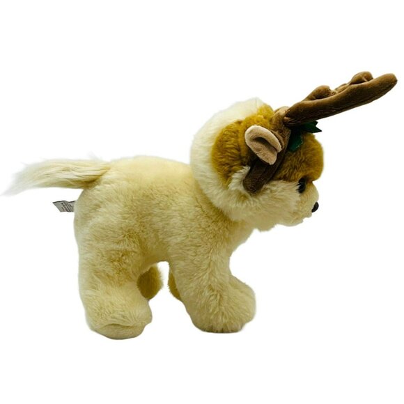 Gund BOO Worlds Cutest Dog Plush Reindeer Antlers 4043147 Holiday 8 inch Pom - Picture 3 of 8